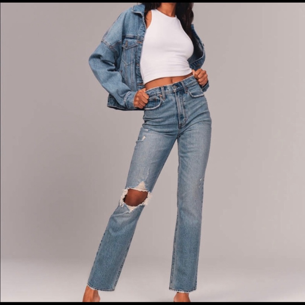 Abercrombie High Rise 90s Jeans
